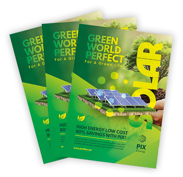 solar marketing flyer